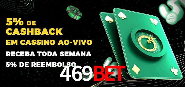 Promoções do cassino ao Vivo 469bet